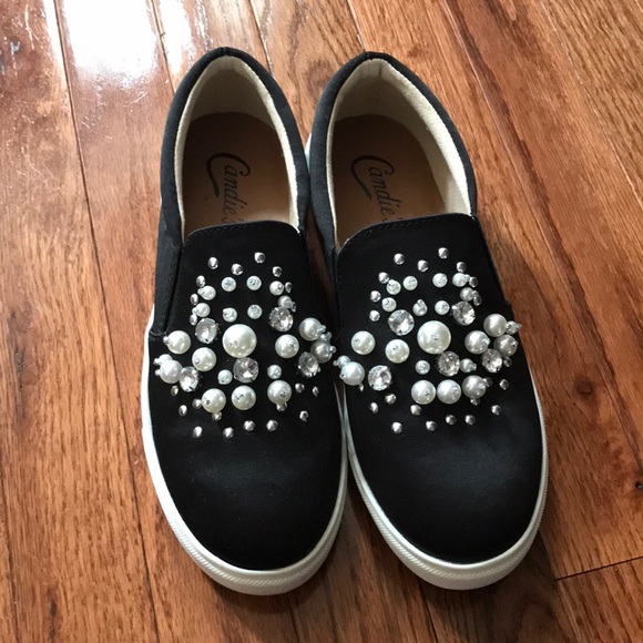 candies slip on shoes